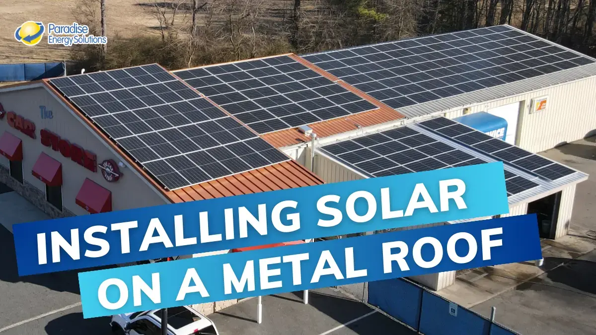 Can You Install Solar Panels On A Metal Roof Copy