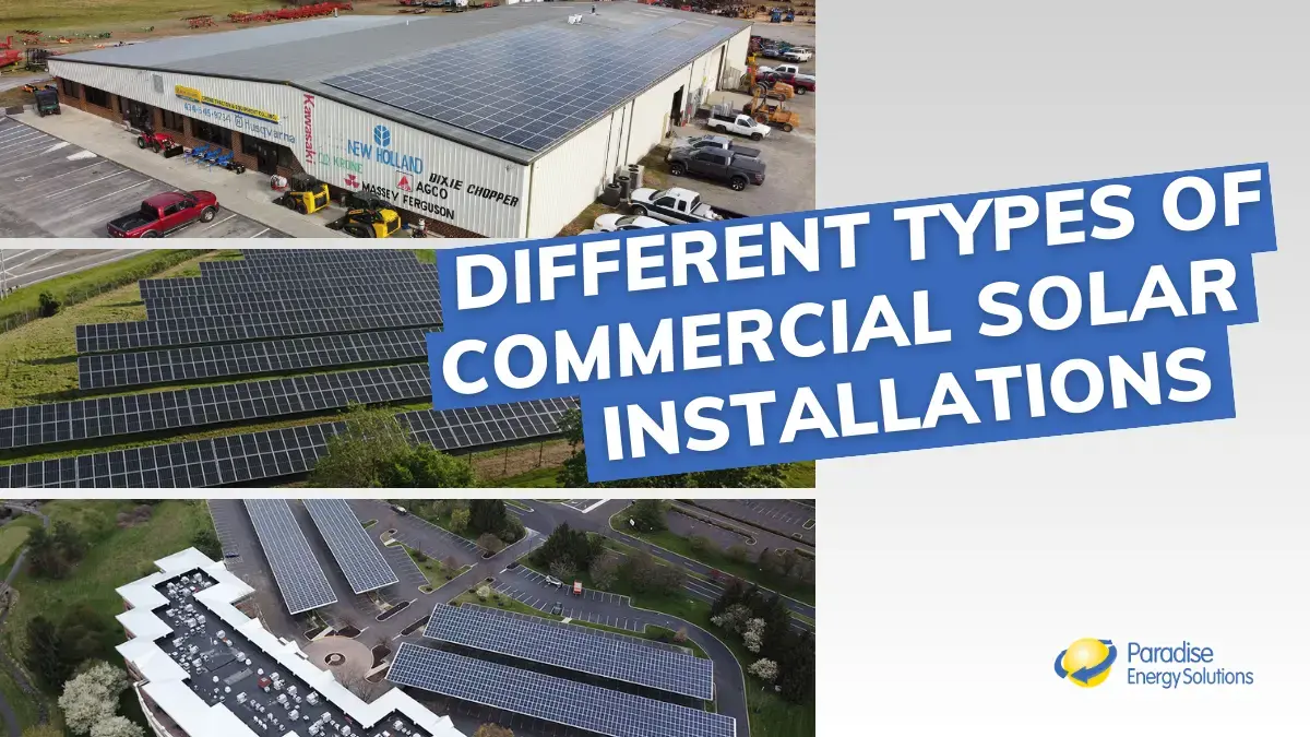 Different Types Of Commercial Solar Installations Copy
