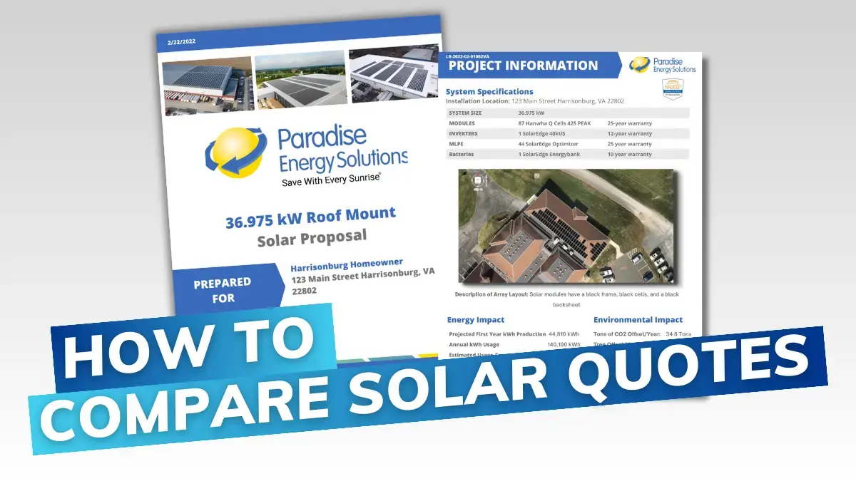 How To Compare Solar Quotes Copy