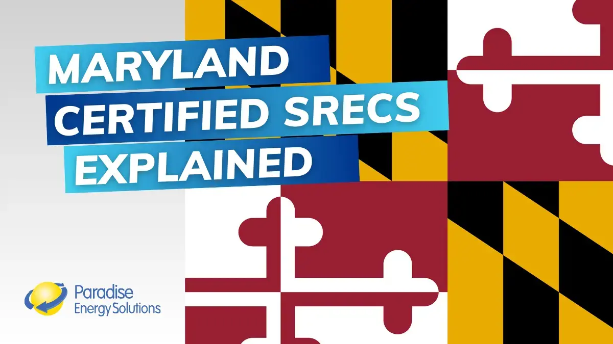 Maryland Certified SRECs Explained Copy