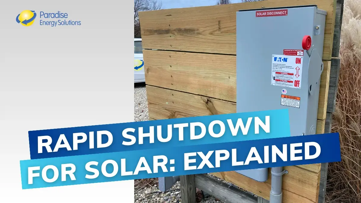 Rapid Shutdown For Solar Explained Copy