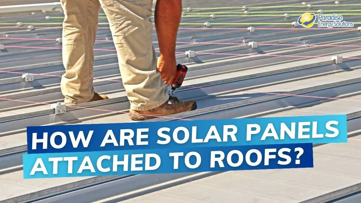 Solar Panels Attached To Roofs Copy