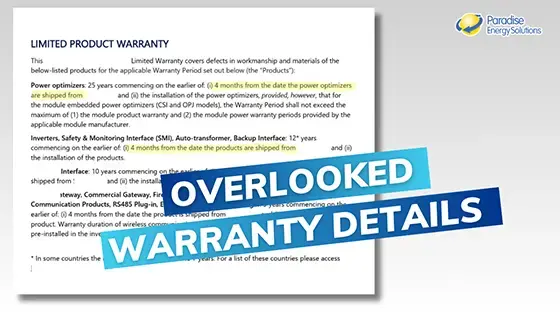 Solar Warranty Details That Could Cost You Big