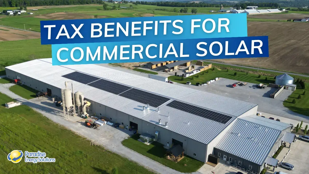 Tax Benefits For Commercial Solar Panels